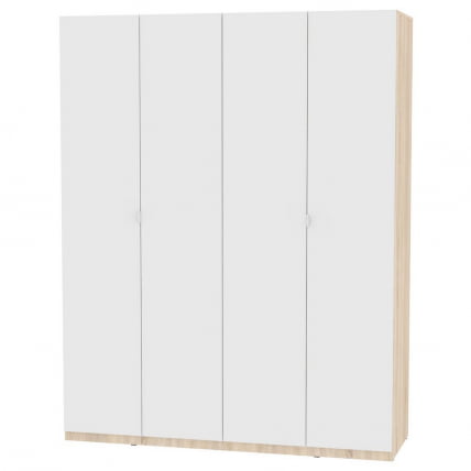 Шкаф распашный R-230х180х60-1-TR(ДСС-Белый)_0