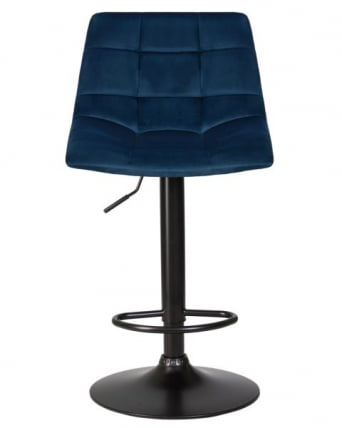Стул барный ДОБРИН ТАИЛОР БЛАCК (синий велюр (МДЖ9-117)) 2 шт / DOBRIN TAILOR BLACK (MJ9-117))_6