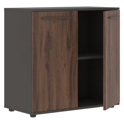 Шкаф с глухими малыми дверьми EDIS ELCS 85.1 Дуб Денвер темный Мокко Мокко_1