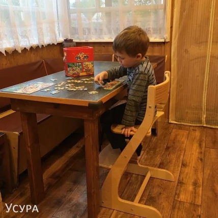 Растущий стул Усура Древесный_5