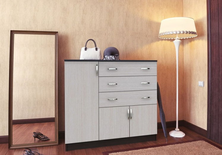 Комод №3 дуб венге + дуб белфорд_0