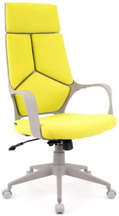 Кресло для руководителя Everprof Trio Grey TM Ткань Салатовый_0