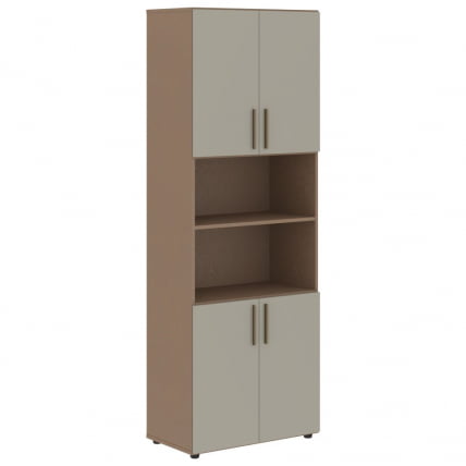 Шкаф с 2 комплектами глухих малых дверей VELION VHCS 80.4 Аметист Кобра_0