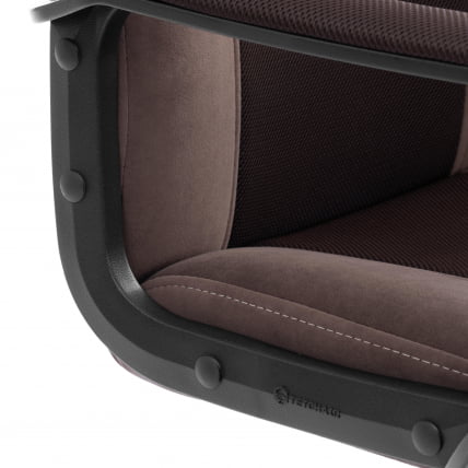 Кресло PARMA (22) велюр/ткань, коричневый, 6/TW-24_6