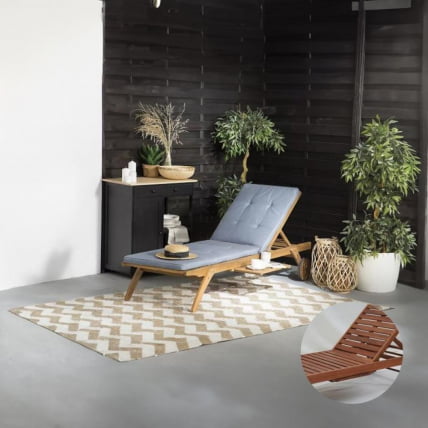 Шезлонг-лежак A37C Grey-Blue_3