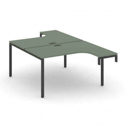 Рабочая станция-надставка на опорные тумбы CONCEPT CN.DSAN-001 Кобо Черный_0