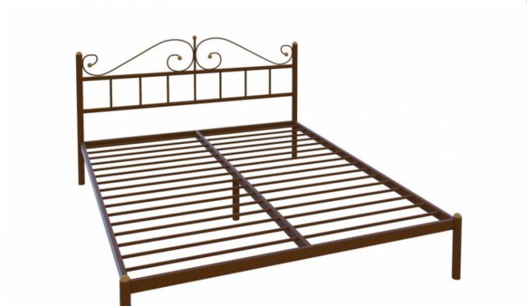 Кровать Надежда plus 1200х2000 Коричневая_1