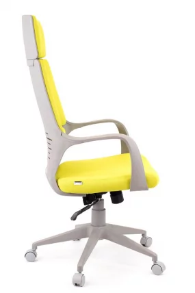 Кресло для руководителя Everprof Trio Grey TM Ткань Салатовый_1