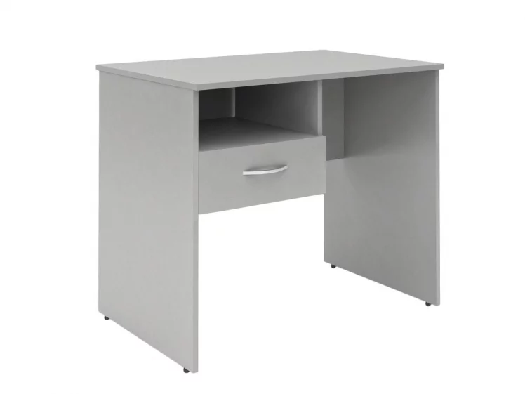 Стол письменный (S-900) L с левой подвесной тумбой Белый_0