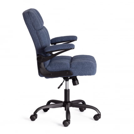 Кресло офисное Lugano ткань teddy, темно-синий_1