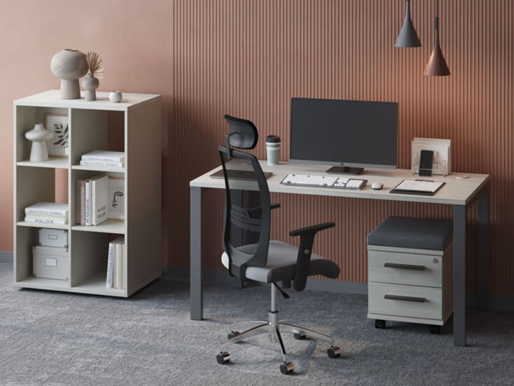 Стеллаж узкий New Line NLN36341231 Дуб шамони темный_1