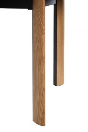 Стол раскладной Combi Glass 140-180 Automatic Natur/Dark matte glass_2