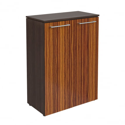 Шкаф с глухими средними дверьми MMC 85.1 Макассар/Венге Магия_0