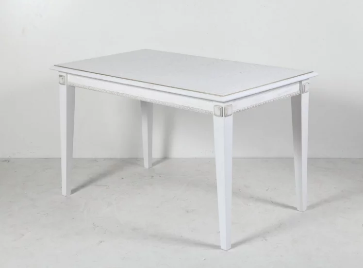 Стол обеденный Фаворит-2 (1,1м) тон 1 с золотой патиной Пирамиды_0