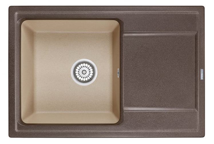 Кухонная мойка HIBRID HI-74 Эспрессо-песок_0