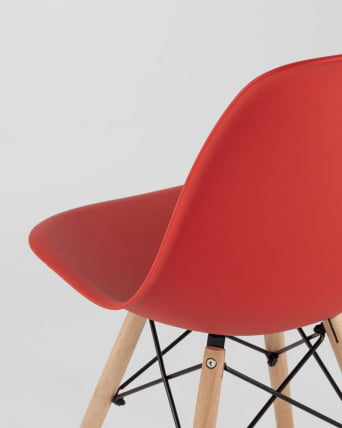 Стул Еамес Стйле ДСВ красный 4 шт. комплект (разборный каркас) / Eames Style DSW_8