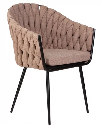 Стул обеденный DOBRIN MATILDA Коричневая ткань LAR 275-3_1