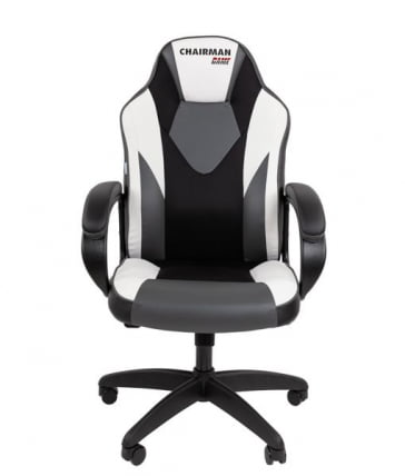 Кресло геймерское CHAIRMAN GAME 17 черный/серый/белый_2