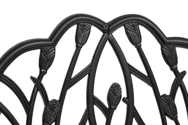 Скамья Secret De Maison Strauss (Штраус) алюминиевый сплав, 99хх56х76см, черный_1