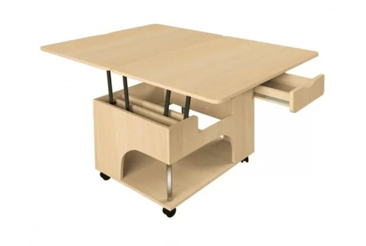 Стол-трансформер раскладной Стэп Дуб Сонома_1