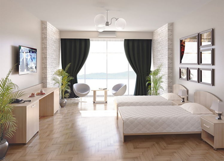 Изголовье (кровать 950+тумба) LIGHT С-И-140 Акация Лорка_2