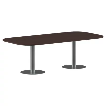 Конференц-стол на 6-8 человек IMAGO ПРГ-8 Венге Магия-алюминий_0