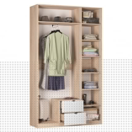 Шкаф распашный Р-230х135х45-2-ТР(Венге) / R-230х135х45-2-TR(Венге)_1