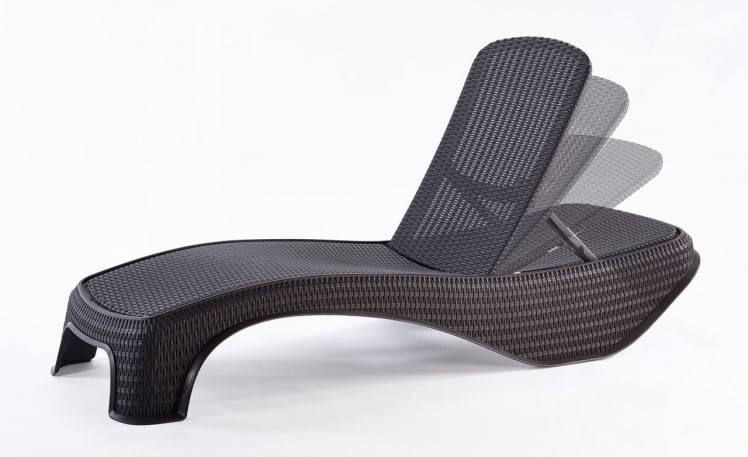 Шезлонг Atlantic Черный_2