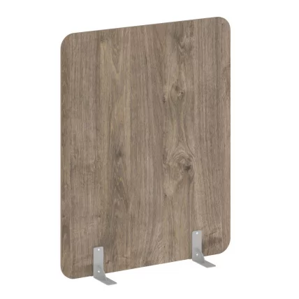 Перегородки на металлических опорах на фетровых подпятниках R-line DP.F-120-150 Тиквуд Темный_0