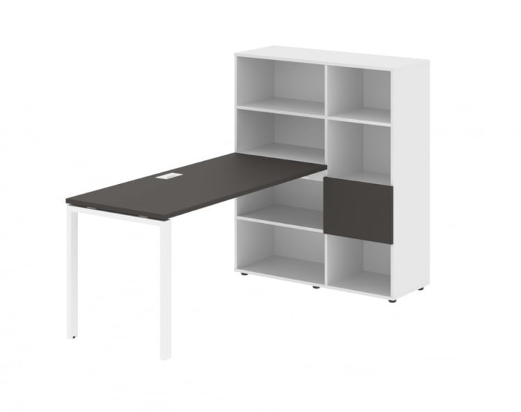 Рабочая станция EDIS EURST 1115 Мокко Белый Белый_0