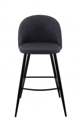 Барный стул Лион Темно-серый_2