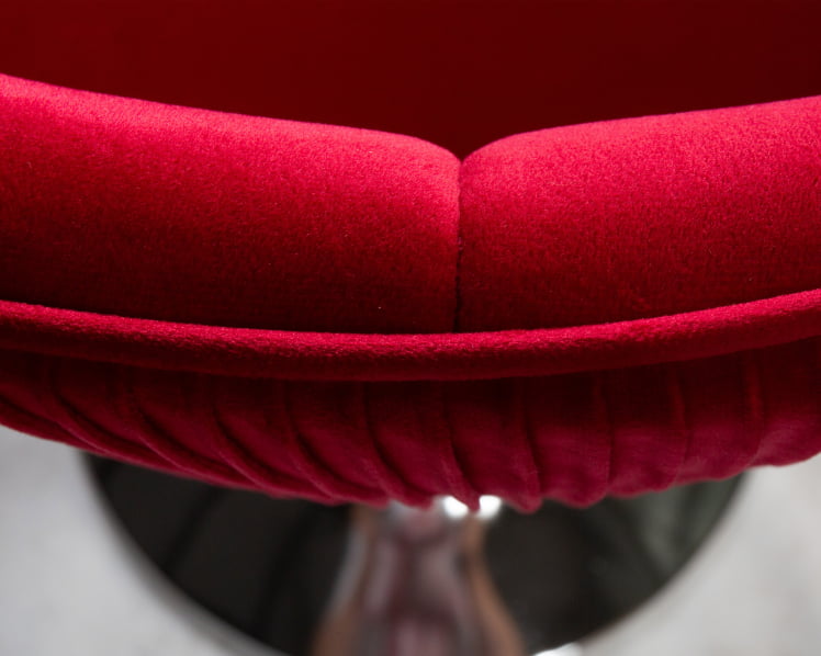 Стул барный DOBRIN DARCY Малиновый велюр 1922-14_7