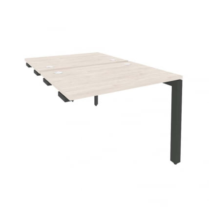 Стол-приставка двойной на П-образном м/к к опорным элем. ONIX O.MP-D.SPR-1.7 Денвер Светлый/Антрацит_0