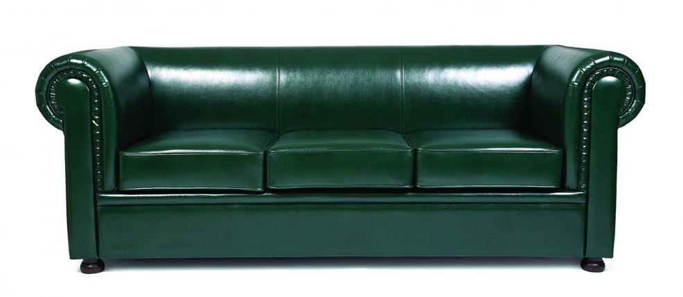 Диван трехместный Честер лайт Черный Terra_54959_0