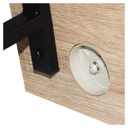 Стол на металлокаркасе BRABIX LOFT CD-006 Дуб натуральный_7