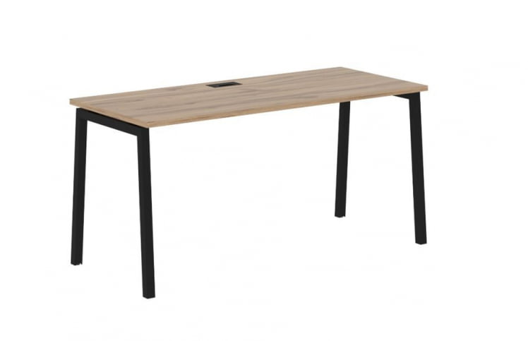 Стол письменный EDIS ELST 1567 Дуб Денвер светлый Черный_0