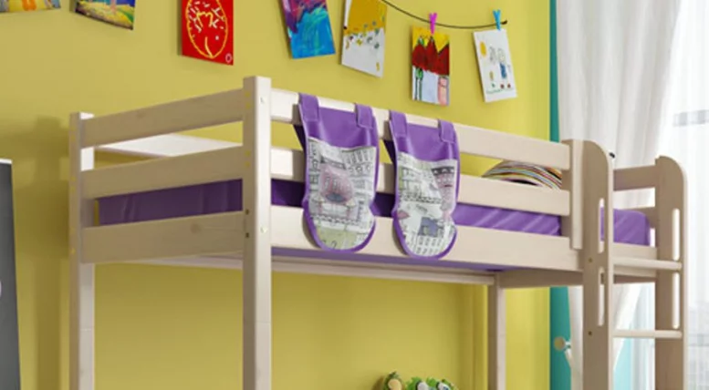 Двухъярусная кровать Соня Вариант 9 с прямой лестницей_3