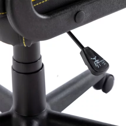 Кресло компьютерное BRABIX Stripe GM-202 экокожа Черный-желтый_7