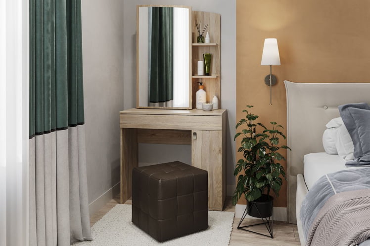 Пуф Рубик ПМ-003.1 шоколад (экокожа) / PM-003.1_1