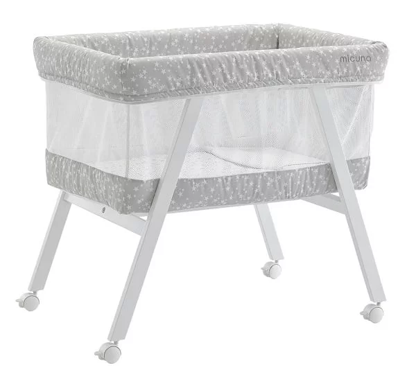 Колыбель Micuna Mini Fresh с текстилем МО-1560 white/stars_0