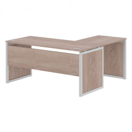 Стол письменный угловой левый XTEN-QP XQPCT 1615 L Дуб Сонома Серый_0