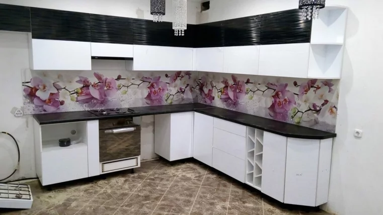 Глянцевый фартук (КОМПОЗИТ) KM 47_8