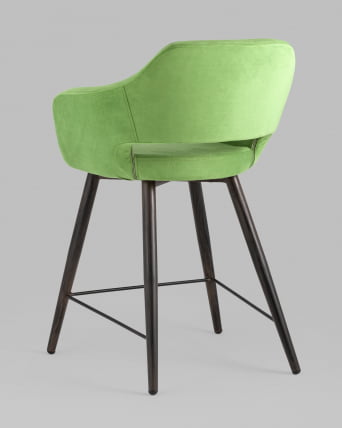 Стул полубарный Саймон ПЛ велюр Травяной_5