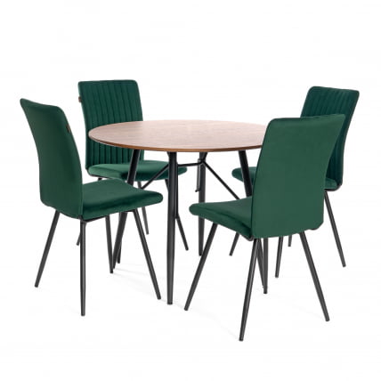 Стул обеденный Monte Carlo TREND, велюр, Deep Forest (изумруд), 49х51х93 см_14