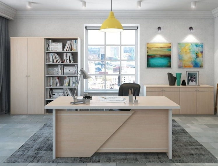 Стол письменный 220 ZOM27510302 Дуб шамони светлый_1