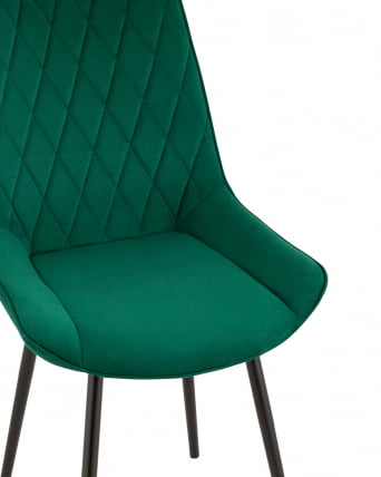 Стул Дарвин велюр Зеленый_1