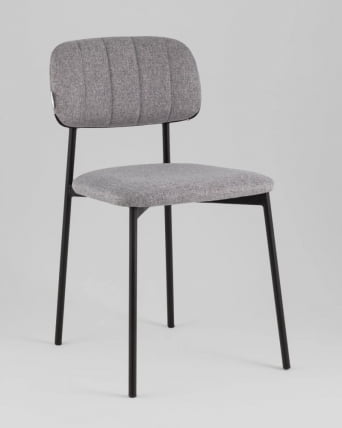 Стул Майло рогожка серый_0