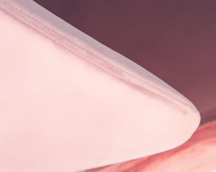 Кресло дизайнерское DOBRIN SWAN gold розовый велюр BLUVEL5_9