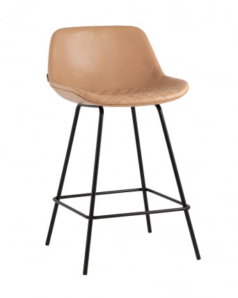 Стул полубарный Деймон (ПБ) экокожа Бежевый_0