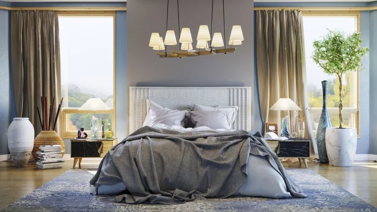 Кровать двуспальная 1600 Шелли EL-6B Серая_3